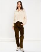Pull en Laine & Mohair mélangés Sierra écru