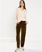 Pull en Laine & Mohair mélangés Sierra écru