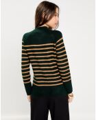 Pull Effie vert foret/praline