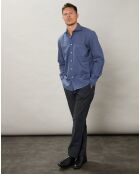 Chemise regular en Flanelle Paul bleue