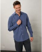 Chemise regular en Flanelle Paul bleue