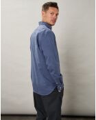 Chemise regular en Flanelle Paul bleue