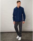 Chemise regular en Velours Milleraies Paul Pat ink