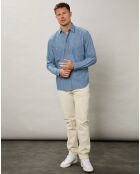 Chemise regular en Jean Pocket indigo