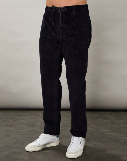 Pantalon en Velours côtelé Tanker marine