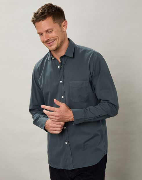 Chemise slim Storm Pat graphite