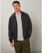 Sweat zippé Track Zip charcoal