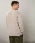 Pull en Laine & Cachemire Crew naturel