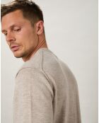 Pull en Laine & Cachemire Crew naturel