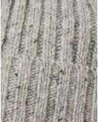 Bonnet en Laine mélangée Donegal Beanie gris clair