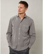 Chemise regular Paul Pat vert de gris