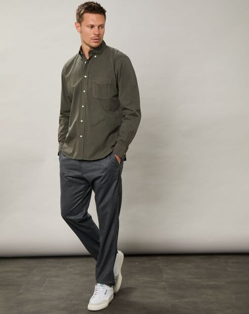 Chemise regular Pitt Pat militaire