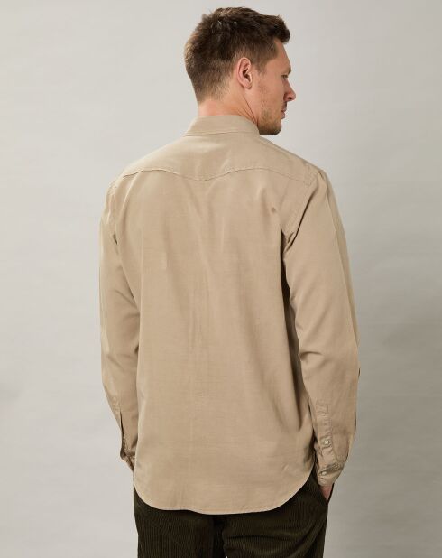 Chemise regular Phoenix Pat khaki