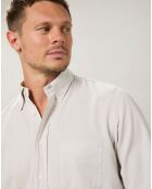 Chemise regular Pitt Pat chalk