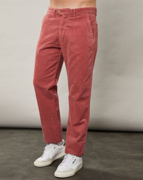 Pantalon en Velours Côtelé Tobby sienne