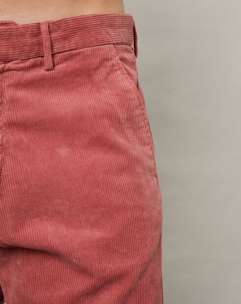 Pantalon en Velours Côtelé Tobby sienne