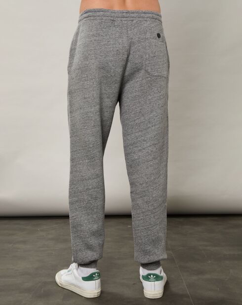 Pantalon Jog gris bruyère/noix