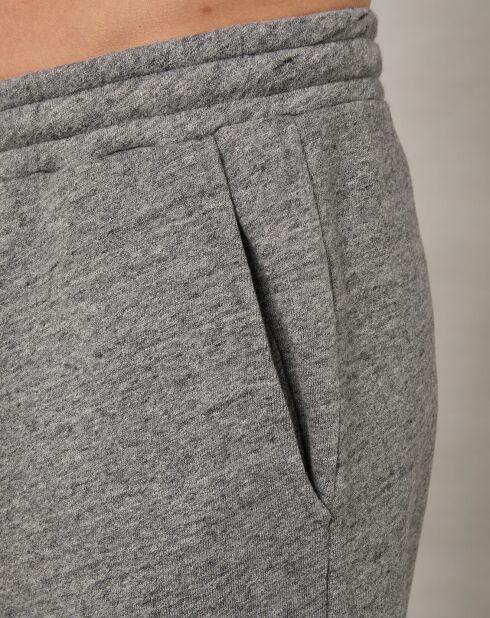 Pantalon Jog gris bruyère/noix