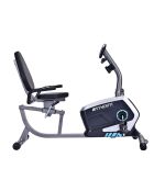 Vélo d'appartement semiallongé modèle horizon edition 2024 noir/gris - 117.5x50x110 cm