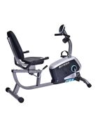 Vélo d'appartement semiallongé modèle horizon edition 2024 noir/gris - 117.5x50x110 cm