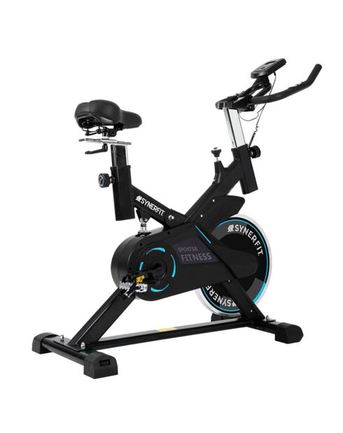 Vélo de biking synerfit modèle training edition 2024 noir/gris - 112x47x120 cm