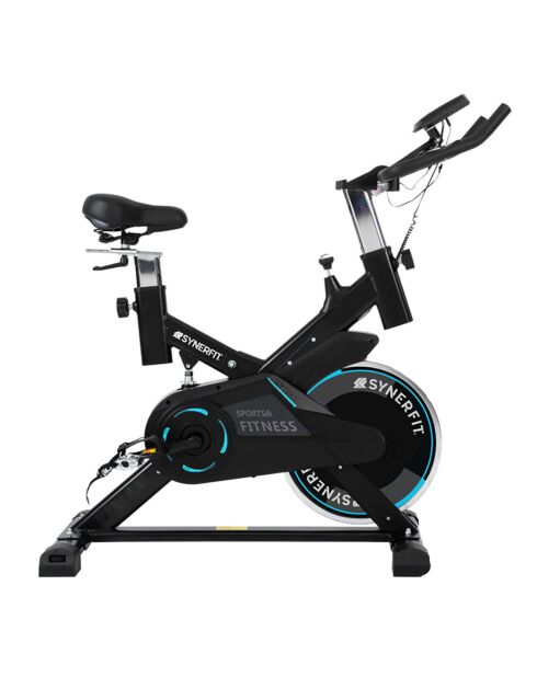 Vélo de biking synerfit modèle training edition 2024 noir/gris - 112x47x120 cm