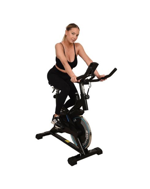 Vélo de biking synerfit modèle training edition 2024 noir/gris - 112x47x120 cm
