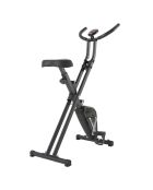 Vélo d'appartement synerfit pliable xbike edition 2024 noir/gris - 42x80x110 cm