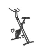 Vélo d'appartement synerfit pliable xbike edition 2024 noir/gris - 42x80x110 cm