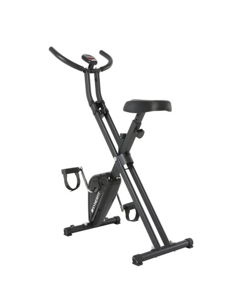 Vélo d'appartement synerfit pliable xbike edition 2024 noir/gris - 42x80x110 cm