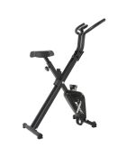 Vélo d'appartement synerfit pliable xbike edition 2024 noir/gris - 42x80x110 cm