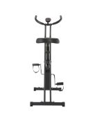 Vélo d'appartement synerfit pliable xbike edition 2024 noir/gris - 42x80x110 cm