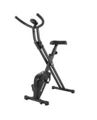 Vélo d'appartement synerfit pliable xbike edition 2024 noir/gris - 42x80x110 cm