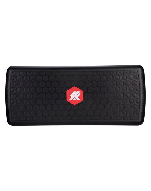 Step modulable avec réhausses 66cm modèle stepx noir/rouge - 66x28 cm