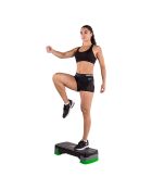 Step modulable avec réhausses 66cm modèle stepx noir/rouge - 66x28 cm