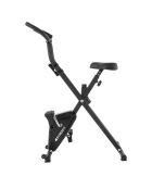 Vélo d'appartement synerfit pliable xbike edition 2024 noir/gris - 42x80x110 cm