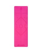 Tapis de Yoga antidérapant Modèle Zenith edition 2024 en caoutchouc naturel  rose  - 183x61x0.6 cm