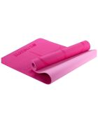 Tapis de Yoga antidérapant Modèle Zenith edition 2024 en caoutchouc naturel  rose  - 183x61x0.6 cm