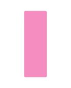 Tapis de Yoga antidérapant Modèle Zenith edition 2024 en caoutchouc naturel  rose  - 183x61x0.6 cm