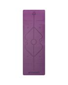 Tapis de Yoga antidérapant Modèle Zenith edition 2024 en caoutchouc naturel  violet - 183x61x0.6 cm