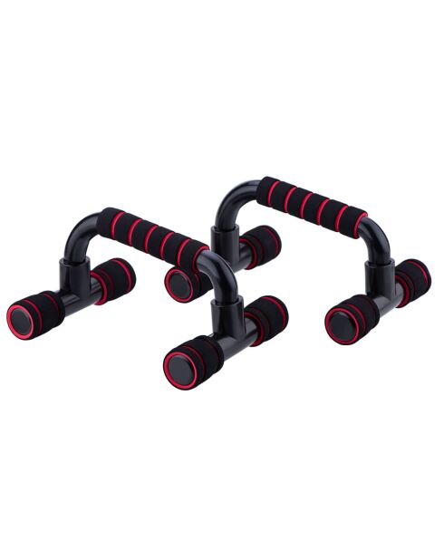 Pack d'équipements d'exercices fitness synerfit 7 en 1  rouge/noir