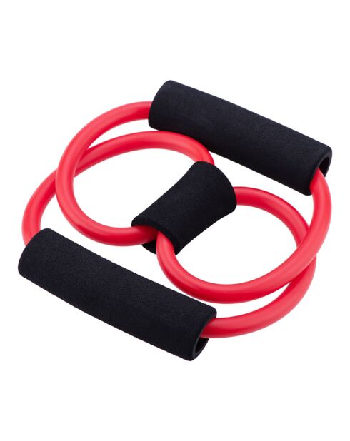 Pack d'équipements d'exercices fitness synerfit 7 en 1  rouge/noir