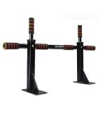 Barre de traction synerfit à fixation murale multifonctionnelle 120kg noir - 94x50 cm