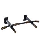 Barre de traction synerfit à fixation murale multifonctionnelle 120kg noir - 94x50 cm