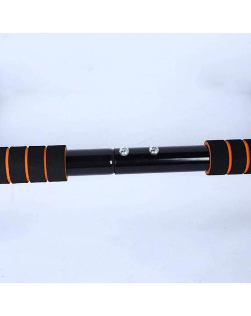 Barre de traction synerfit à fixation murale multifonctionnelle 120kg noir - 94x50 cm
