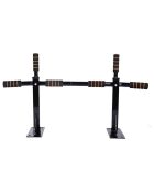 Barre de traction synerfit à fixation murale multifonctionnelle 120kg noir - 94x50 cm