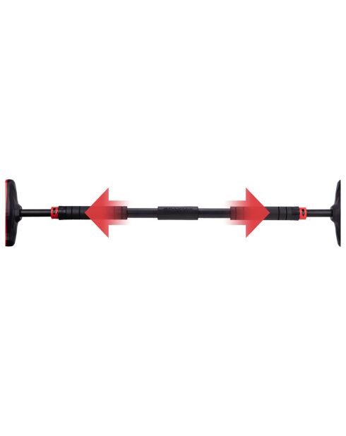 Barre de traction synerfit sans vis 90130cm 180kg noir - 90-130  cm