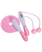 Corde à sauter synerfit avec compteur numérique  rose  - 20x4x3 cm