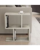 Mesa auxiliar de mármol freesia Zet - 45x51,4x17 cm