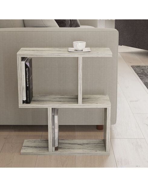 Table d'appoint Zet marbre freesia - 45x51.4x17 cm